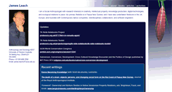 Desktop Screenshot of jamesleach.net